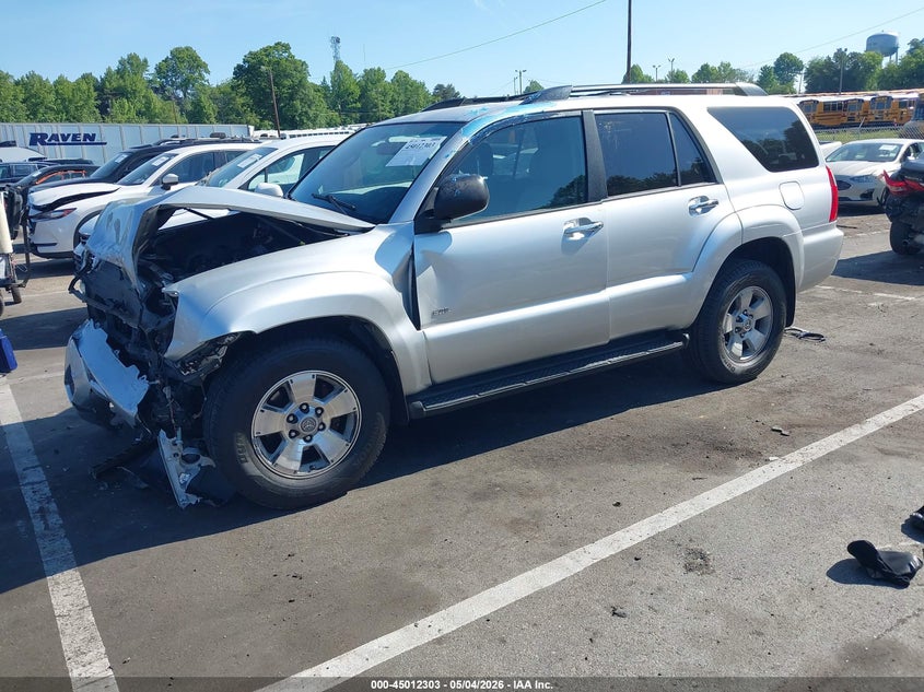 2007 Toyota 4runner VIN JTEZU14R978074969 IAAI salvage auction — FRONT END, Salvage (North Carolina), sold $2,475 on 2026-07-09 (photo 2)