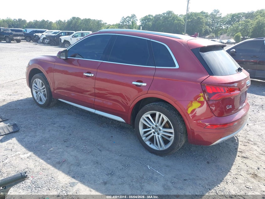 2018 Audi Q5 VIN WA1BNAFY5J2098066 IAAI salvage auction — RIGHT FRONT, Salvage (Idaho), sold $7,075 on 2026-08-01 (photo 3)
