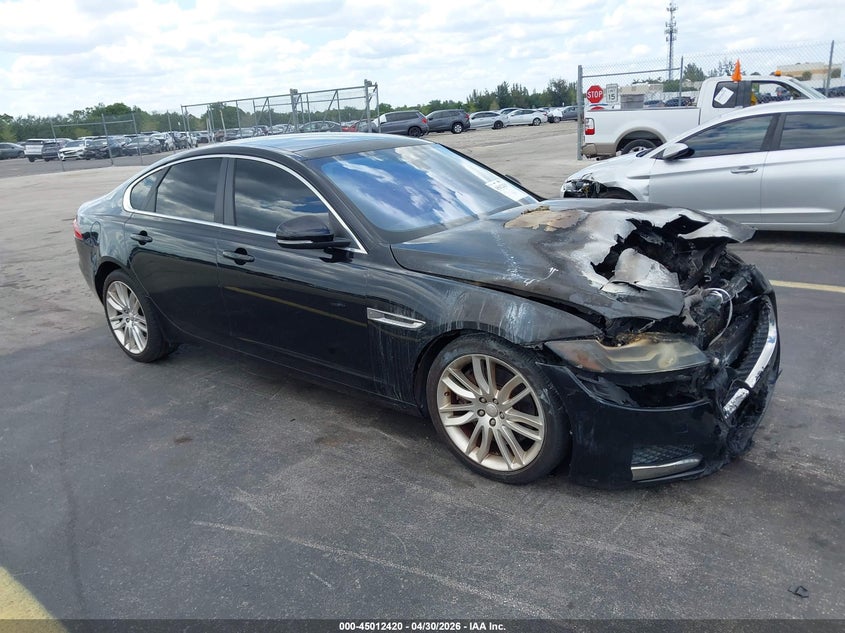 2016 Jaguar Xf VIN SAJBE4BV6GCY05957 IAAI salvage auction — Burn Engine, Certificate Of Destruction (Florida), sold $400 on 2026-07-16 (photo 1)