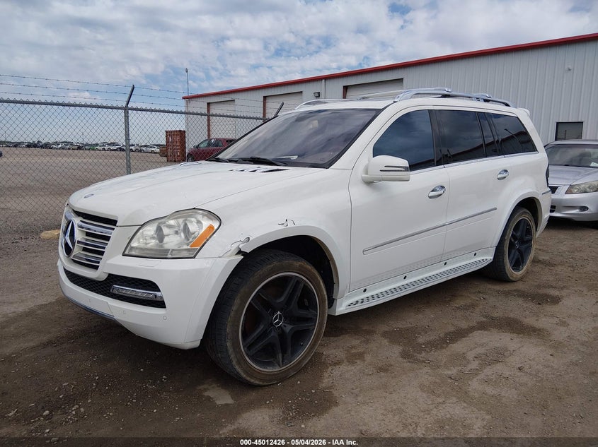 2012 Mercedes-benz Gl-klasse VIN 4JGBF8GE0CA767090 IAAI salvage auction — HAIL, Salvage (Kansas), sold $3,350 on 2026-07-17 (photo 2)