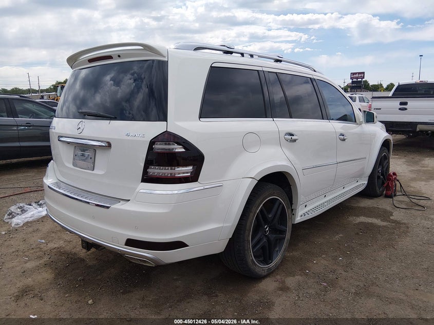 2012 Mercedes-benz Gl-klasse VIN 4JGBF8GE0CA767090 IAAI salvage auction — HAIL, Salvage (Kansas), sold $3,350 on 2026-07-17 (photo 4)