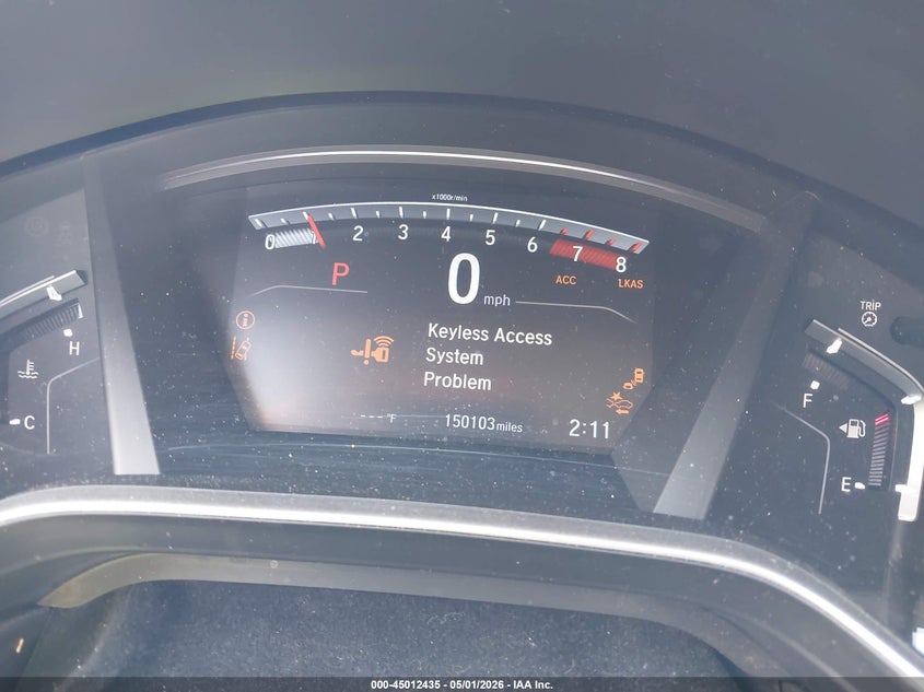 2018 Honda Cr-v VIN 7FARW1H87JE049337 IAAI salvage auction — FRONT END, Salvage (North Carolina), sold $5,300 on 2026-07-09 (photo 7)