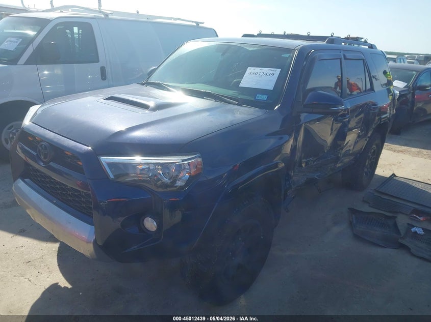 2019 Toyota 4runner VIN JTEBU5JR8K5702771 IAAI salvage auction — LEFT SIDE, Original (Texas), sold $12,200 on 2026-07-28 (photo 2)