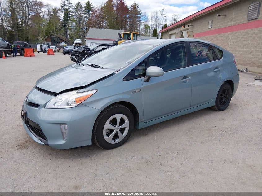 2014 Toyota Prius VIN JTDKN3DU1E1834546 IAAI salvage auction — FRONT END, Salvage (Maine), sold $1,000 on 2026-07-13 (photo 2)