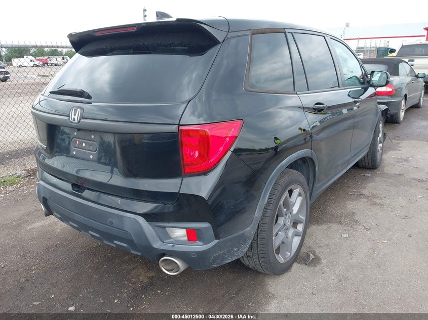 2022 Honda Passport VIN 5FNYF7H56NB001902 IAAI salvage auction — FRONT END, Salvage (Louisiana), sold $7,100 on 2026-07-13 (photo 4)