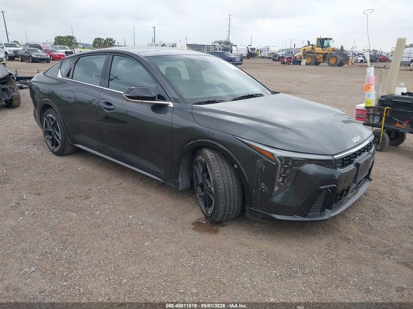 2025 Kia K4 VIN 3KPFW4DEXSE144414 IAAI salvage auction — FRONT END, Original (Texas), sold $14,650 on 2026-08-18 (photo 1)