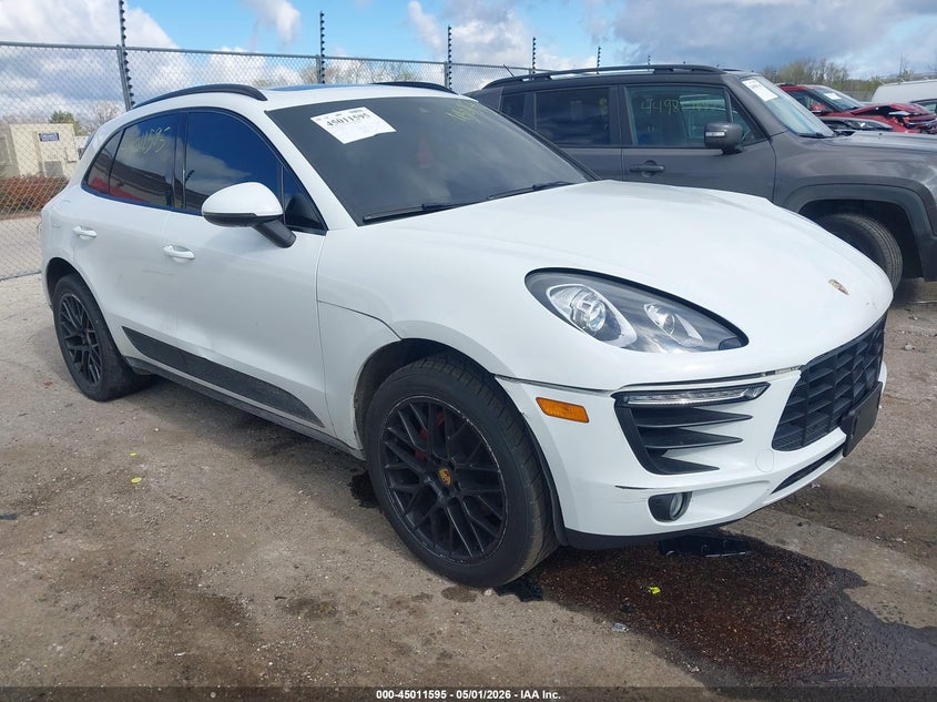 2017 Porsche Macan VIN WP1AB2A56HLB12556 IAAI salvage auction — REAR END, Wait Title, sold $5,300 on 2026-07-07 (photo 1)