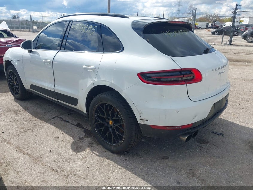 2017 Porsche Macan VIN WP1AB2A56HLB12556 IAAI salvage auction — REAR END, Wait Title, sold $5,300 on 2026-07-07 (photo 3)