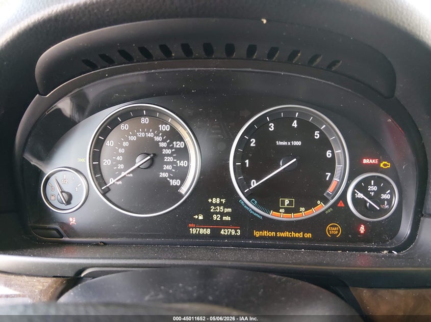 2012 BMW 5er VIN WBAXG5C52CDW85367 IAAI salvage auction — FRONT END, Salvage (Idaho), sold $375 on 2026-07-20 (photo 7)