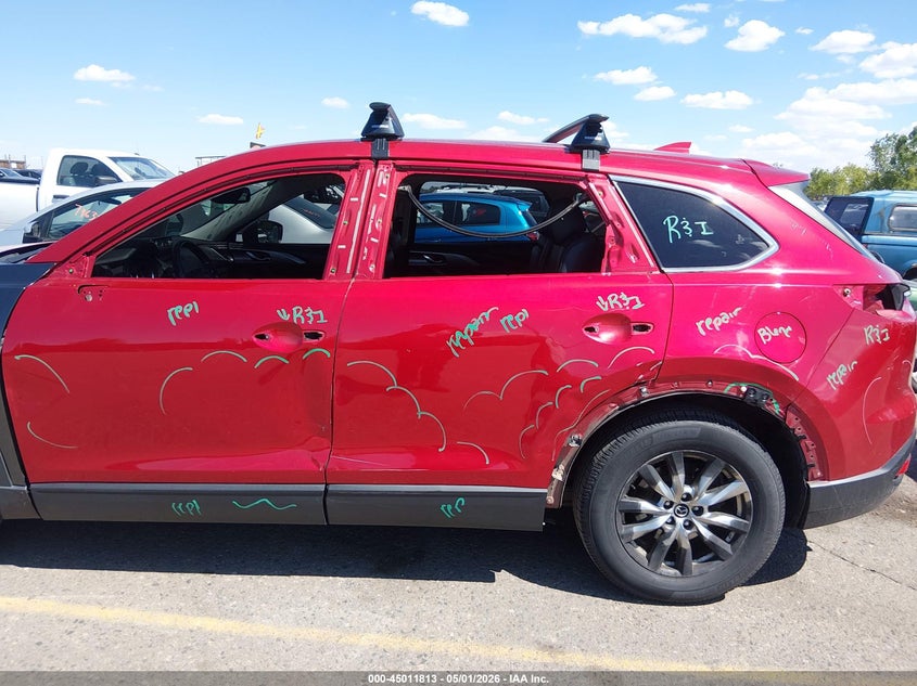 2016 Mazda Cx-9 VIN JM3TCBCY8G0109924 IAAI salvage auction — LEFT SIDE, Salvage (Colorado), sold $3,200 on 2026-09-10 (photo 6)
