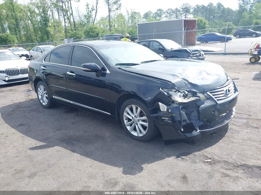 2011 Lexus ES VIN JTHBK1EG1B2451216 IAAI salvage auction — FRONT END, Rebuildable (Florida), sold $1,300 on 2026-07-14 (photo 1)