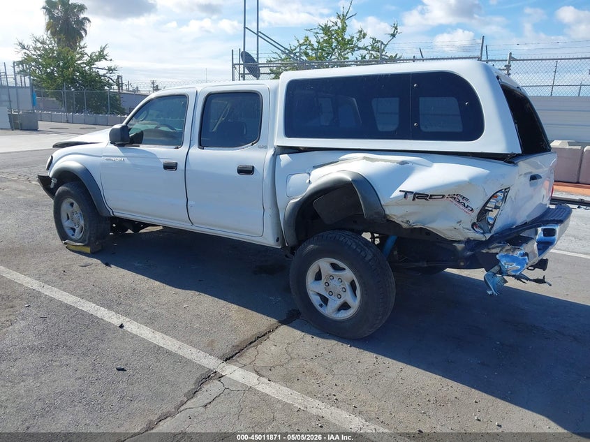 2004 Toyota Tacoma VIN 5TEGN92N14Z335416 IAAI salvage auction — FRONT & REAR, Salvage (California), sold $1,750 on 2026-07-08 (photo 3)