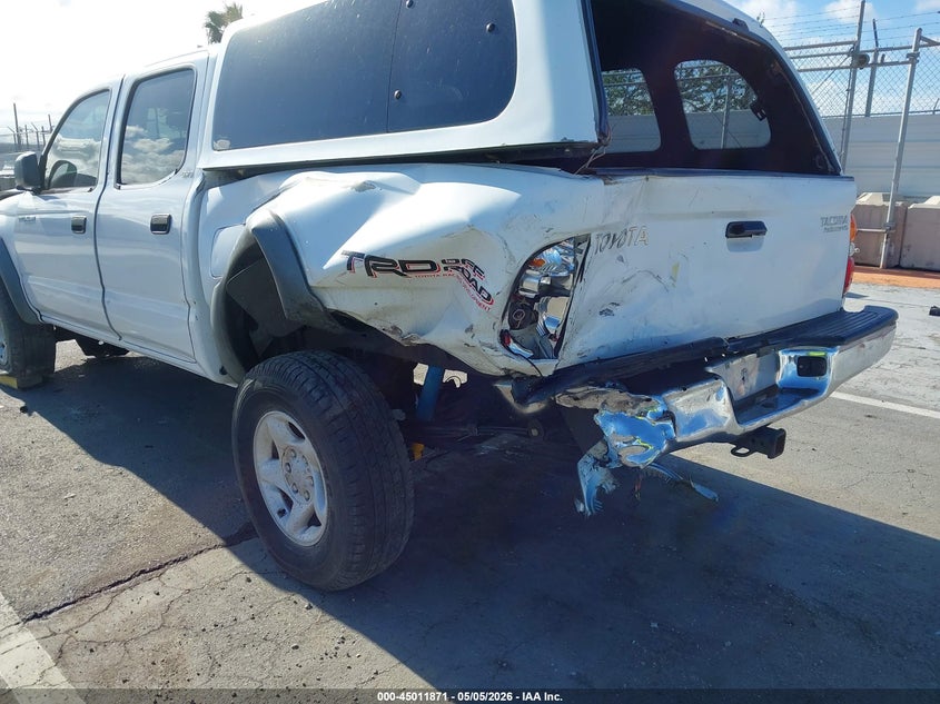 2004 Toyota Tacoma VIN 5TEGN92N14Z335416 IAAI salvage auction — FRONT & REAR, Salvage (California), sold $1,750 on 2026-07-08 (photo 6)