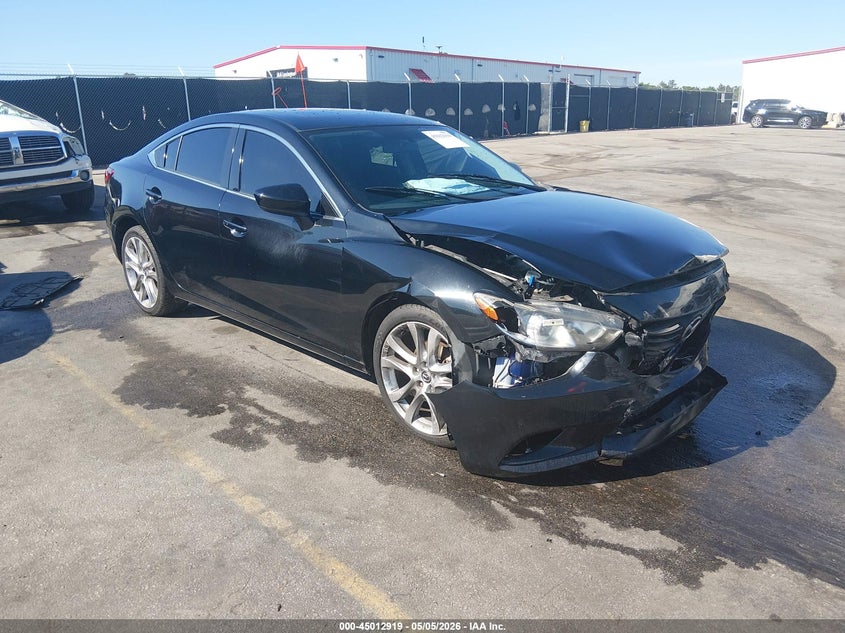 2016 Mazda 6 VIN JM1GJ1V52G1425732 IAAI salvage auction — FRONT END, Salvage (South Carolina), sold $875 on 2026-07-29 (photo 1)
