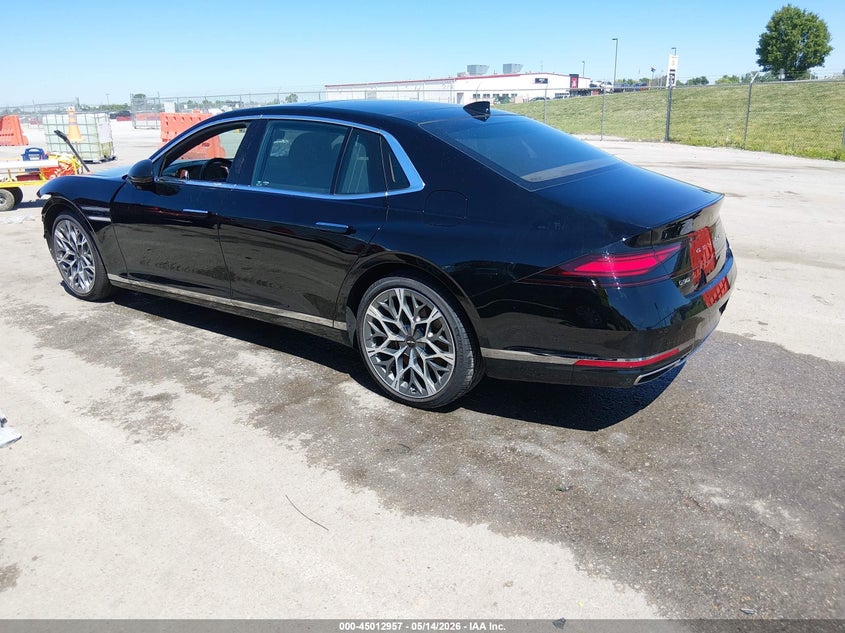 2023 Genesis G90 VIN KMTFC4SD6PU026082 IAAI salvage auction — FRONT END, Salvage (Missouri), sold $19,000 on 2026-07-14 (photo 3)