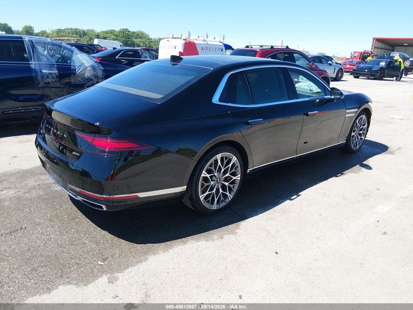 2023 Genesis G90 VIN KMTFC4SD6PU026082 IAAI salvage auction — FRONT END, Salvage (Missouri), sold $19,000 on 2026-07-14 (photo 4)