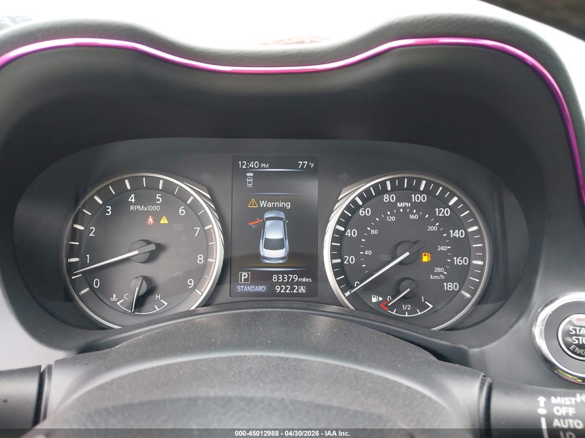 2020 Infiniti Q50 VIN JN1EV7AP5LM206085 IAAI salvage auction — FRONT END, Salvage (Oregon), sold $4,200 on 2026-08-21 (photo 7)