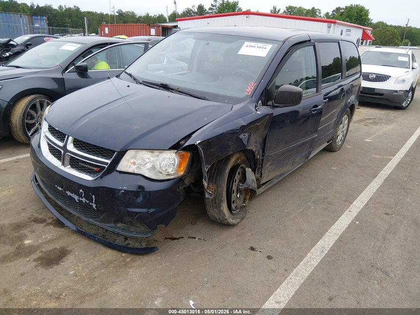2016 Dodge Caravan VIN 2C4RDGBGXGR105675 IAAI salvage auction — LEFT FRONT, Salvage (Mississippi), sold $25 on 2026-10-01 (photo 2)