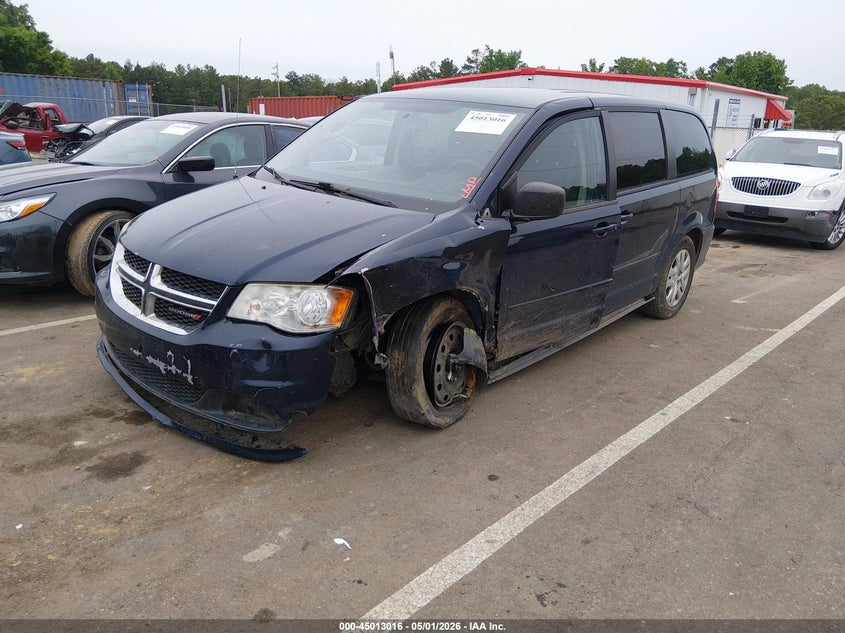 2016 Dodge Caravan VIN 2C4RDGBGXGR105675 IAAI salvage auction — LEFT FRONT, Salvage (Mississippi), sold $25 on 2026-10-01 (photo 6)