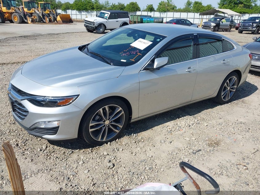 2021 Chevrolet Malibu VIN 1G1ZD5ST7MF045769 IAAI salvage auction — NORMAL WEAR, Repossession Paperwork (Georgia), sold $9,400 on 2026-07-23 (photo 2)