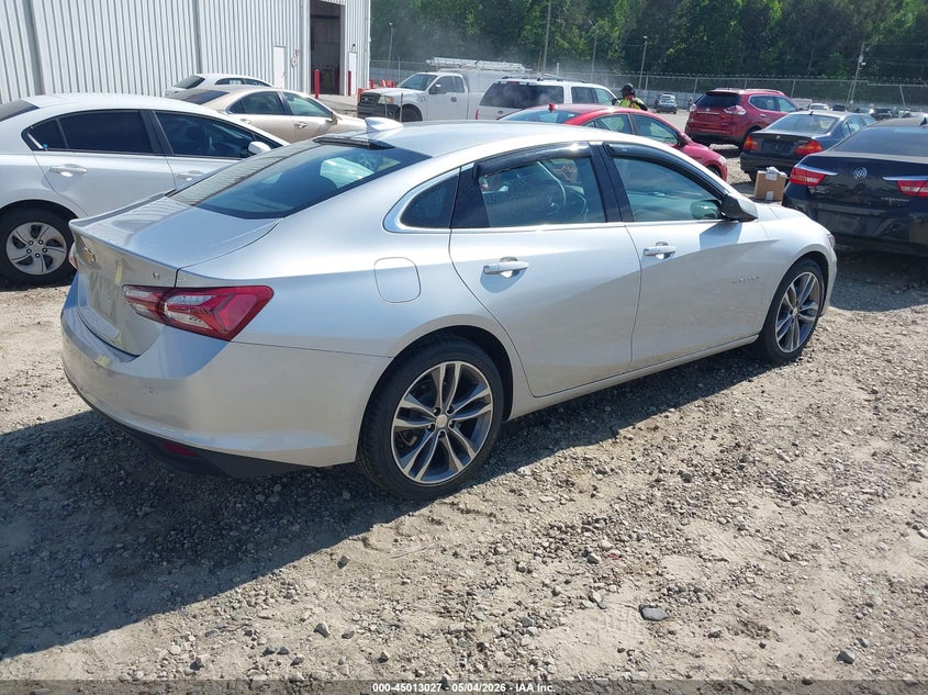 2021 Chevrolet Malibu VIN 1G1ZD5ST7MF045769 IAAI salvage auction — NORMAL WEAR, Repossession Paperwork (Georgia), sold $9,400 on 2026-07-23 (photo 4)