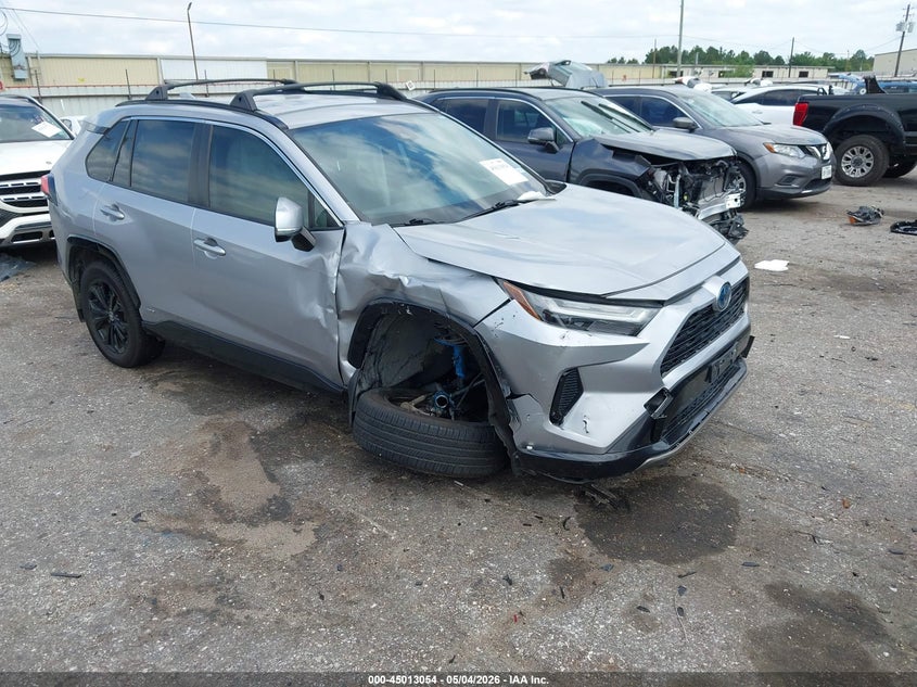 2022 Toyota Rav 4 VIN JTM16RFV1ND063814 IAAI salvage auction — FRONT END, Salvage Title, sold $10,100 on 2026-07-09 (photo 1)