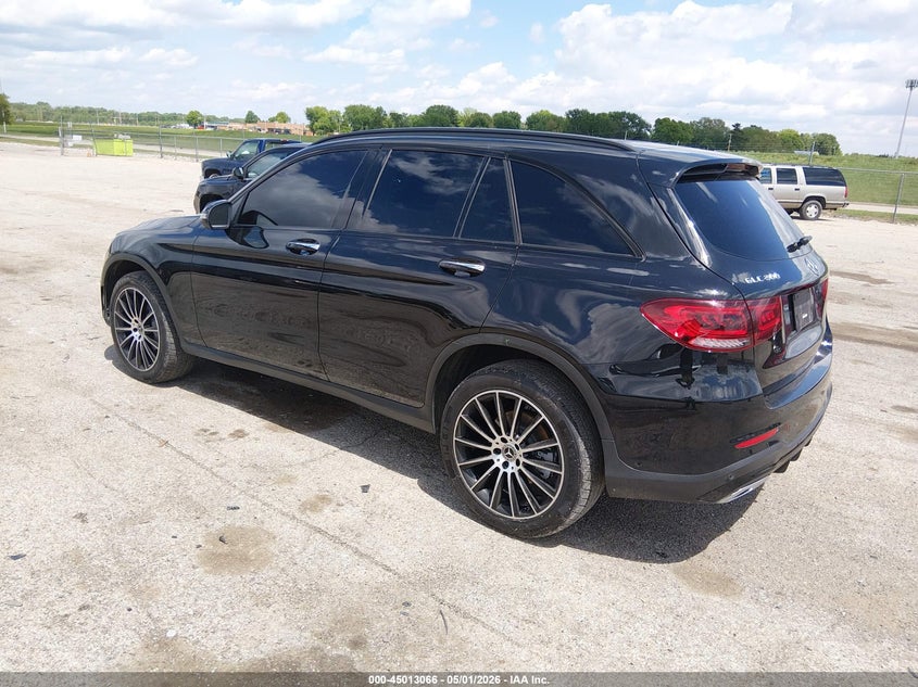 2021 Mercedes-benz Glc VIN W1N0G8EB4MF991123 IAAI salvage auction — RIGHT SIDE, Salvage (Illinois), sold $15,900 on 2026-07-08 (photo 3)