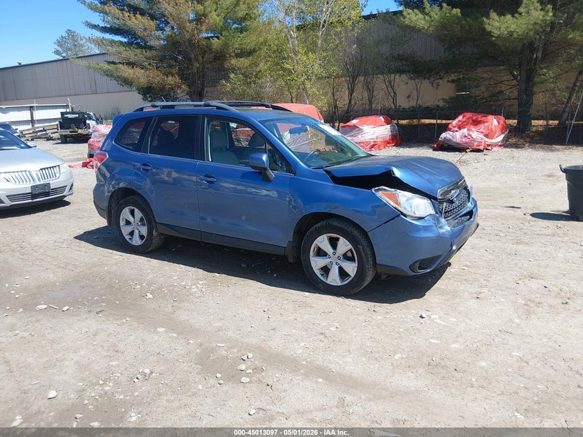 2015 Subaru Forester VIN JF2SJAKC9FH535083 IAAI salvage auction — FRONT END, Salvage (New Hampshire), sold $325 on 2026-07-22 (photo 1)