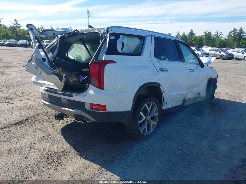 2021 Hyundai Palisade VIN KM8R4DHEXMU253288 IAAI salvage auction — ROLLOVER, Salvage (Massachusetts), sold $1,850 on 2026-07-17 (photo 4)