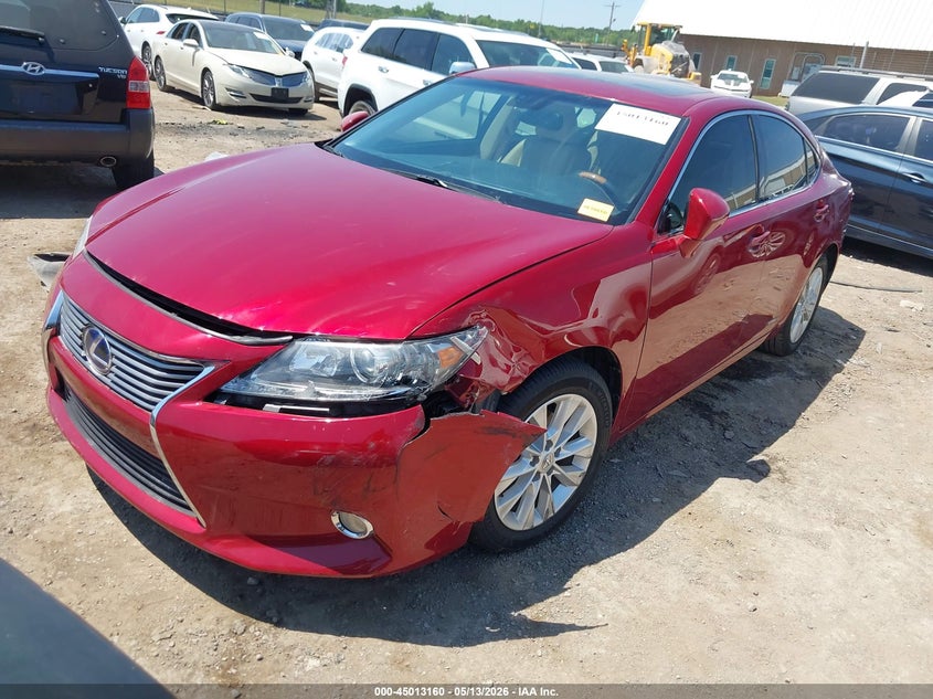2013 Lexus ES VIN JTHBW1GG1D2037051 IAAI salvage auction — LEFT FRONT, Clear (Oklahoma), sold $4,050 on 2026-07-29 (photo 2)