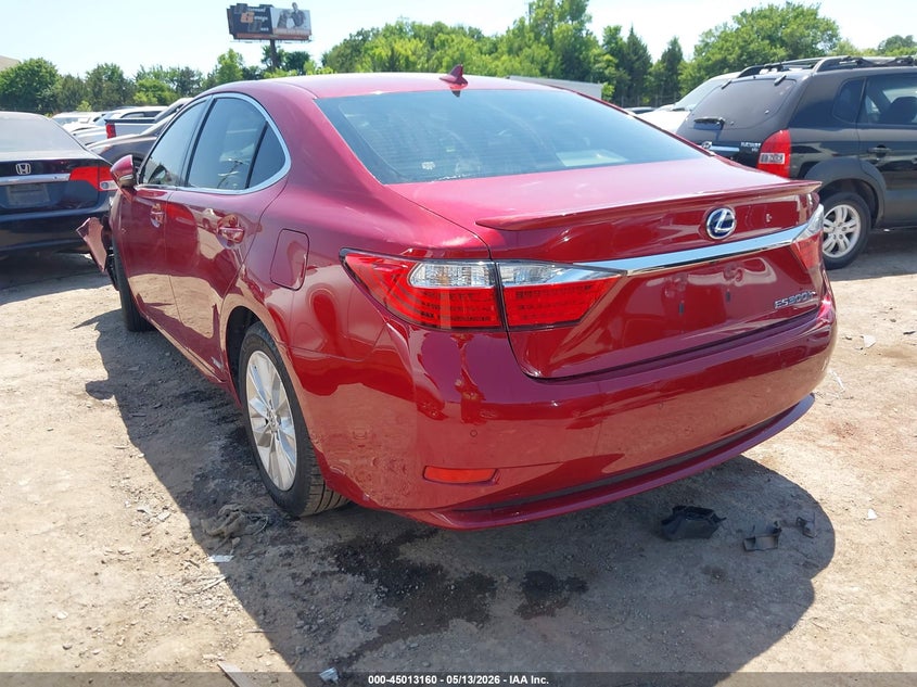 2013 Lexus ES VIN JTHBW1GG1D2037051 IAAI salvage auction — LEFT FRONT, Clear (Oklahoma), sold $4,050 on 2026-07-29 (photo 3)