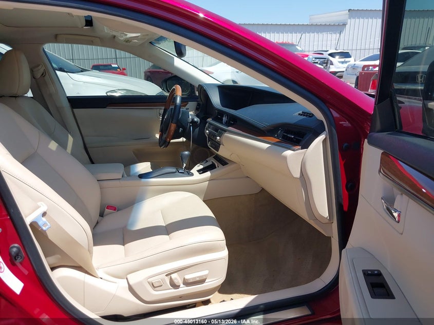 2013 Lexus ES VIN JTHBW1GG1D2037051 IAAI salvage auction — LEFT FRONT, Clear (Oklahoma), sold $4,050 on 2026-07-29 (photo 5)