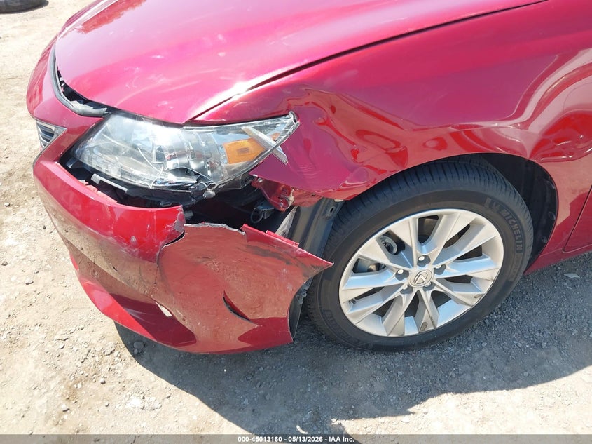 2013 Lexus ES VIN JTHBW1GG1D2037051 IAAI salvage auction — LEFT FRONT, Clear (Oklahoma), sold $4,050 on 2026-07-29 (photo 6)