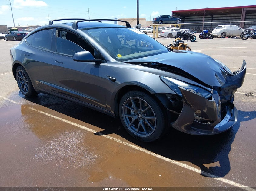 2021 Tesla Model 3 VIN 5YJ3E1EA0MF911457 IAAI salvage auction — FRONT END, Clear (Hawaii), sold $25 on 2026-07-28 (photo 1)