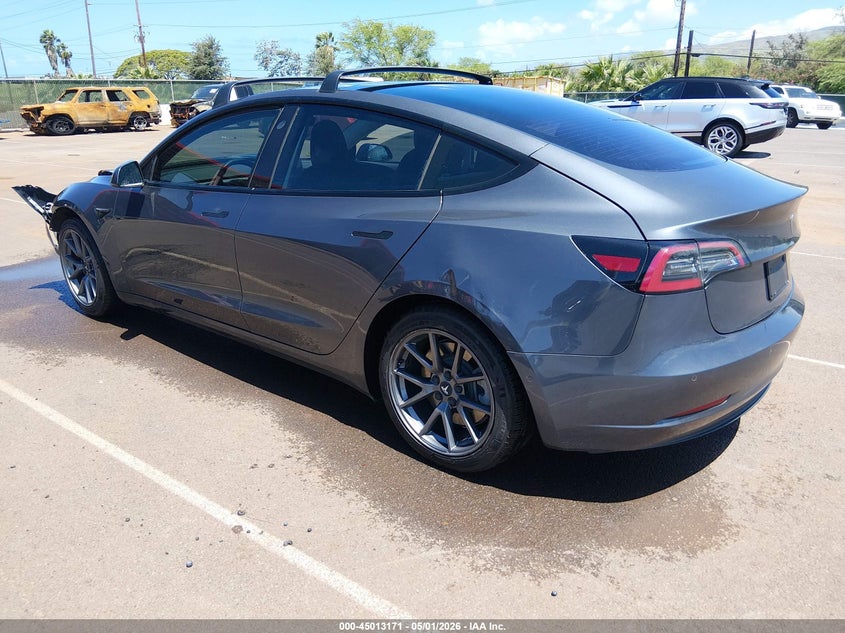 2021 Tesla Model 3 VIN 5YJ3E1EA0MF911457 IAAI salvage auction — FRONT END, Clear (Hawaii), sold $25 on 2026-07-28 (photo 3)