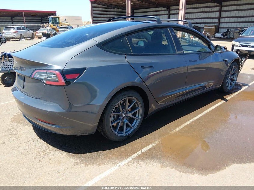 2021 Tesla Model 3 VIN 5YJ3E1EA0MF911457 IAAI salvage auction — FRONT END, Clear (Hawaii), sold $25 on 2026-07-28 (photo 4)