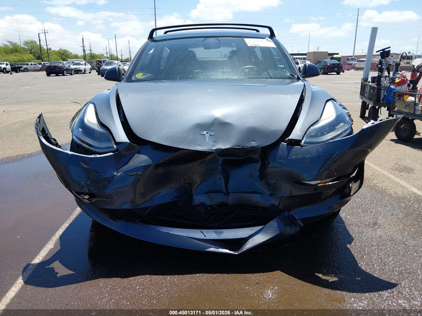 2021 Tesla Model 3 VIN 5YJ3E1EA0MF911457 IAAI salvage auction — FRONT END, Clear (Hawaii), sold $25 on 2026-07-28 (photo 6)