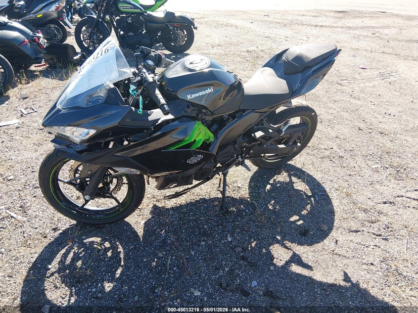 2023 Kawasaki Ninja VIN JKAEXKH1XPDAP5296 IAAI salvage auction — FRONT END, Salvage (Utah), sold $1,050 on 2026-07-08 (photo 2)