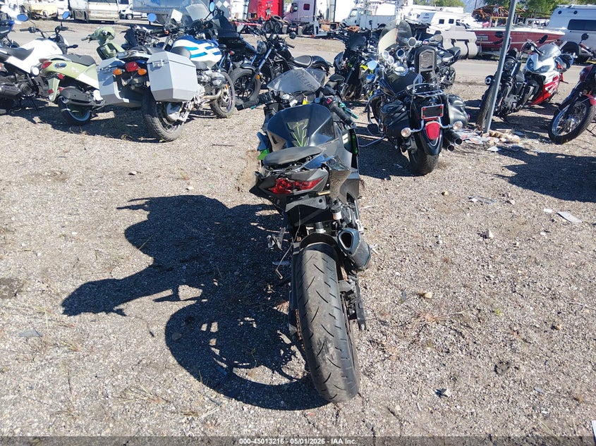 2023 Kawasaki Ninja VIN JKAEXKH1XPDAP5296 IAAI salvage auction — FRONT END, Salvage (Utah), sold $1,050 on 2026-07-08 (photo 6)