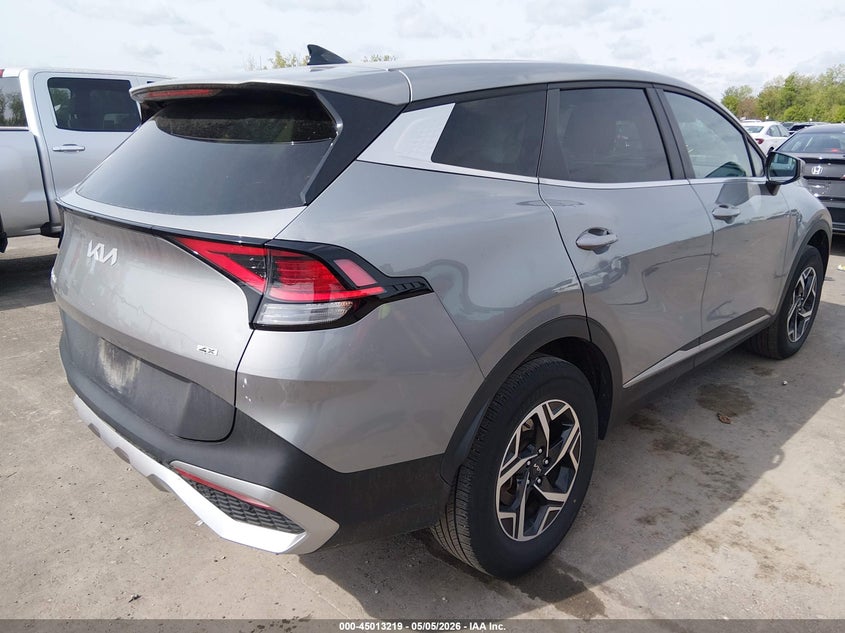 2024 Kia Sportage VIN KNDPUCDF1R7236518 IAAI salvage auction — HAIL, Salvage (Ohio), sold $10,450 on 2026-07-21 (photo 4)