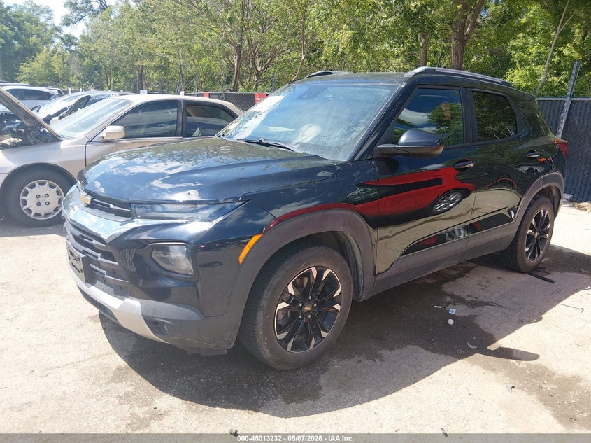 2021 Chevrolet Trailblazer VIN KL79MPS29MB017020 IAAI salvage auction — HAIL, Salvage (Kansas), sold $5,950 on 2026-07-08 (photo 2)