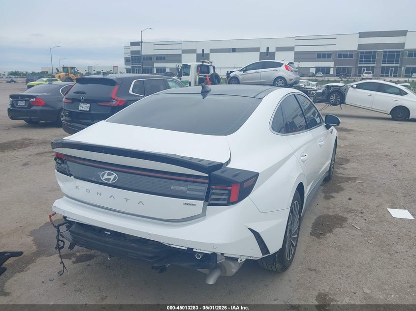 2025 Hyundai Sonata VIN KMHL54JJ3SA130120 IAAI salvage auction — REAR END, Original (Texas), sold $12,600 on 2026-07-28 (photo 4)