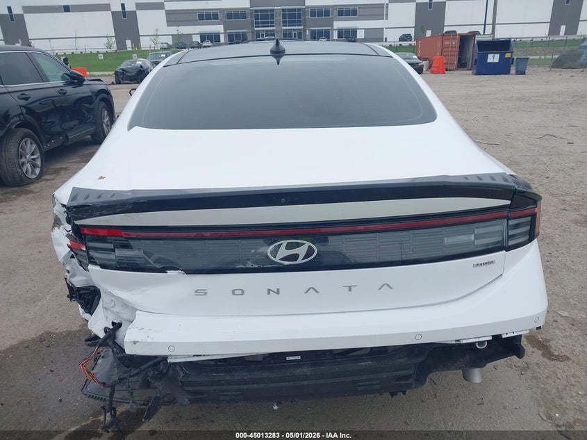 2025 Hyundai Sonata VIN KMHL54JJ3SA130120 IAAI salvage auction — REAR END, Original (Texas), sold $12,600 on 2026-07-28 (photo 6)