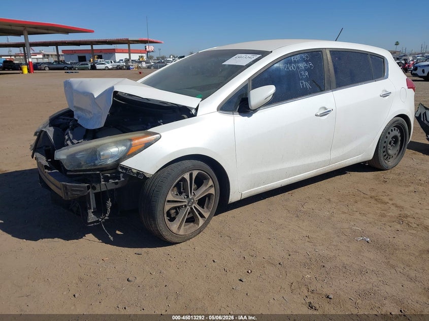 2016 Kia Forte VIN KNAFX5A82G5631205 IAAI salvage auction — FRONT END, Salvage (Arizona), sold $200 on 2026-07-28 (photo 2)