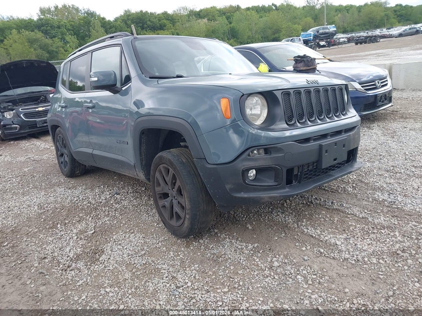 2018 Jeep Renegade VIN ZACCJBBBXJPJ19574 IAAI salvage auction — LEFT SIDE, Salvage (Ohio), sold $975 on 2026-07-22 (photo 1)