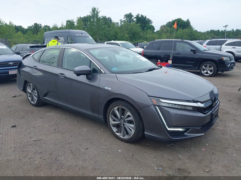 2018 Honda Clarity VIN JHMZC5F14JC021654 IAAI salvage auction — REAR END, Salvage (Massachusetts), sold $6,450 on 2026-07-17 (photo 1)