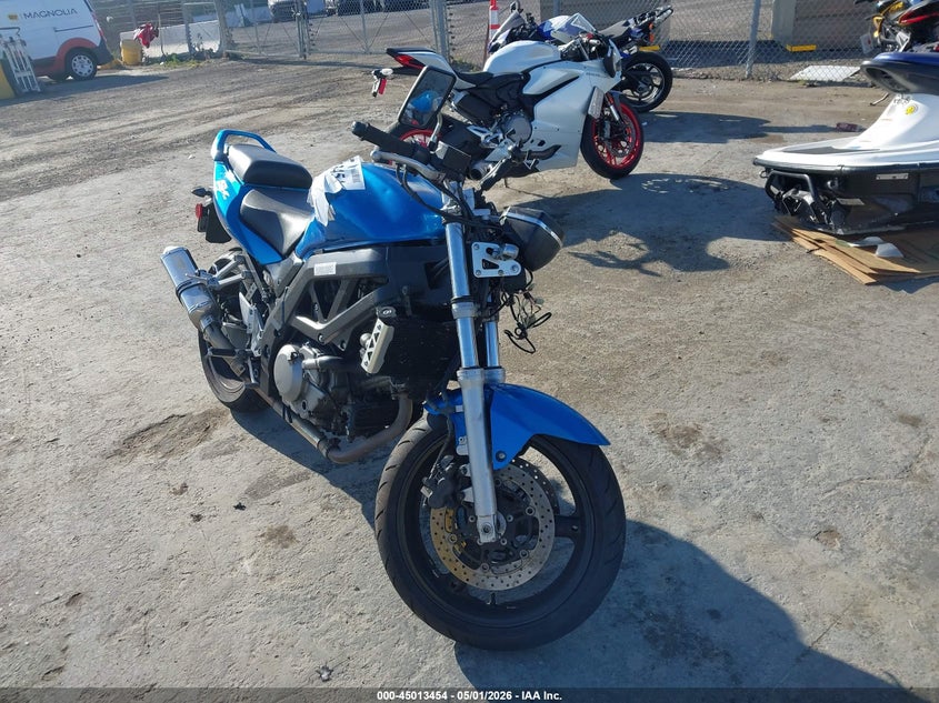 2006 Suzuki Sv650 VIN JS1VP53AX62105462 IAAI salvage auction — FRONT END, Salvage (California), sold $100 on 2026-07-08 (photo 1)