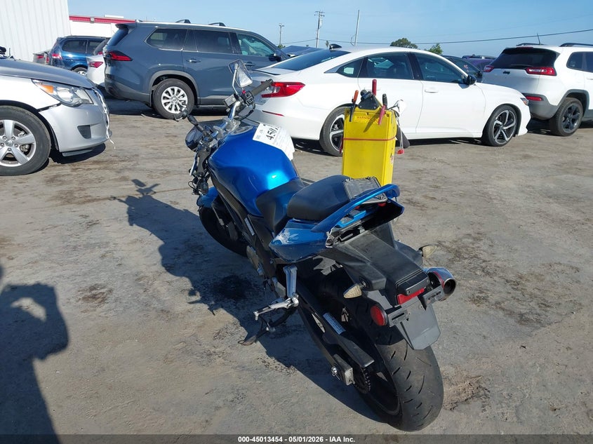 2006 Suzuki Sv650 VIN JS1VP53AX62105462 IAAI salvage auction — FRONT END, Salvage (California), sold $100 on 2026-07-08 (photo 3)