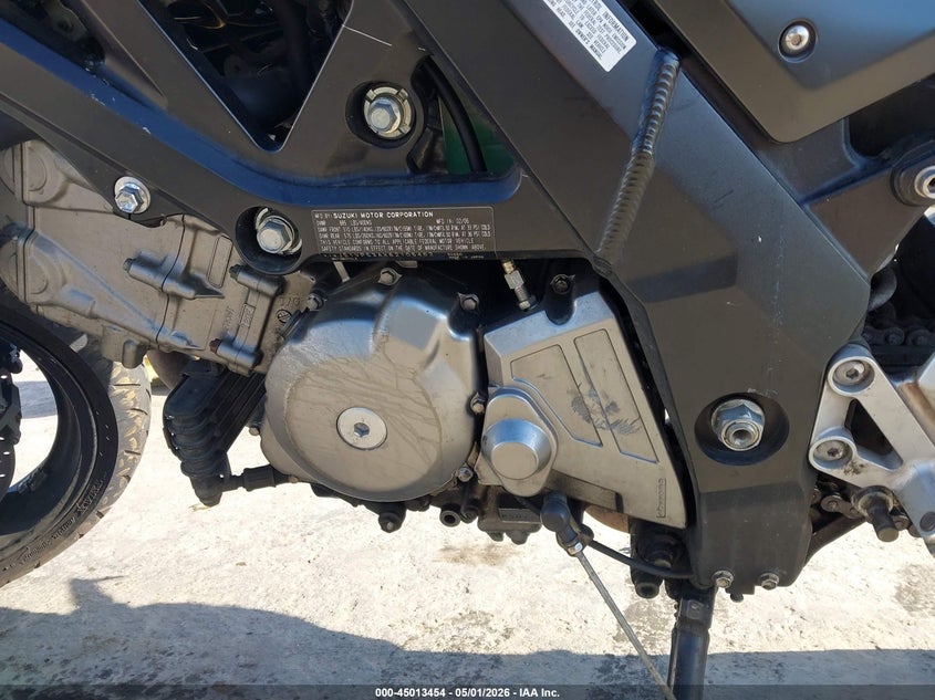 2006 Suzuki Sv650 VIN JS1VP53AX62105462 IAAI salvage auction — FRONT END, Salvage (California), sold $100 on 2026-07-08 (photo 9)