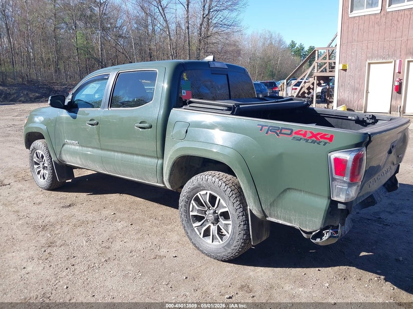 2022 Toyota Tacoma VIN 3TMCZ5AN9NM457615 IAAI salvage auction — REAR END, Salvage (Vermont), sold $14,100 on 2026-08-01 (photo 3)